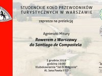 Rowerem z Warszawy do Santiago de Compostela